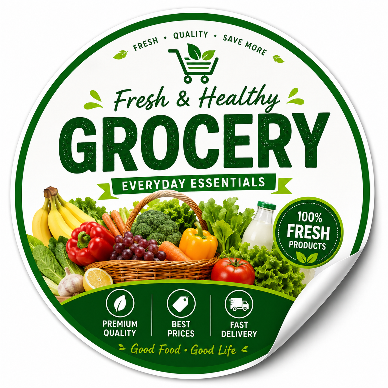 Grocery Sticker